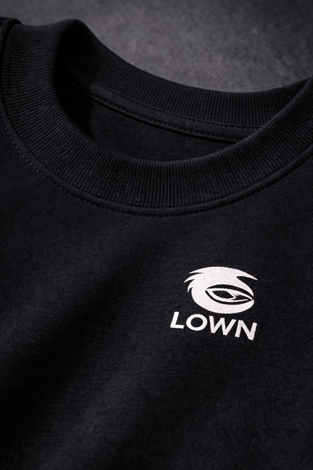LOWN-LESS Fallen Wing Oversized Tee – 240 GSM French Terry