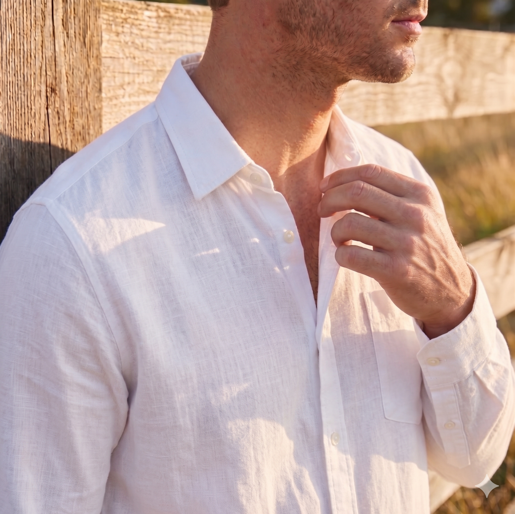 Men White  Shirt