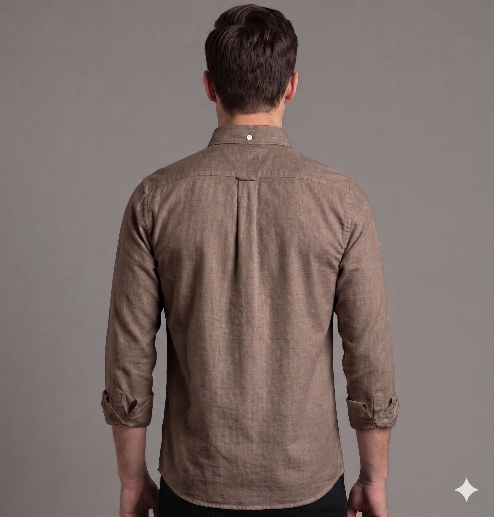 Men Desert Brown Shirt