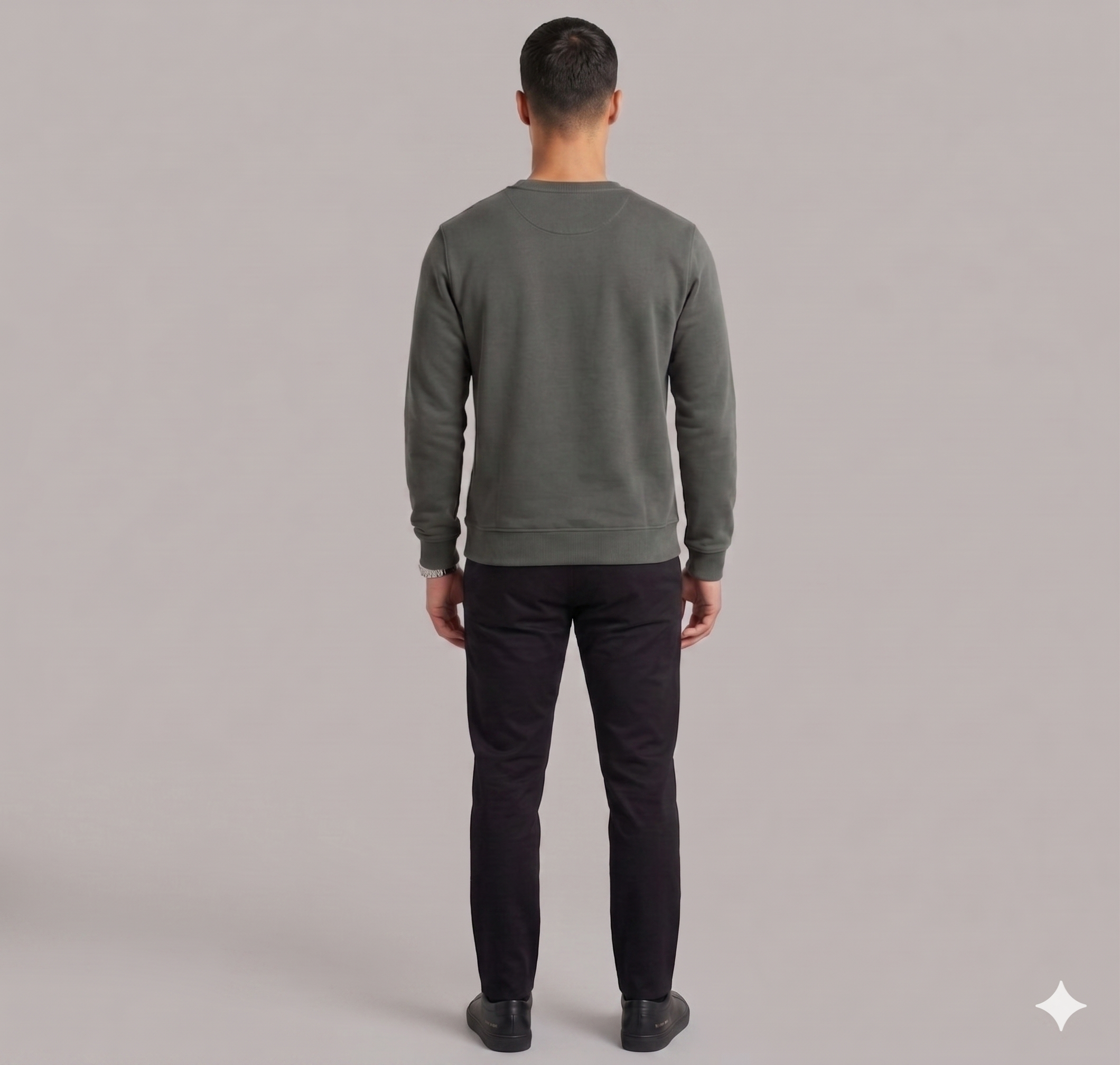 LOWN Cotton Premium Gray Sweatshirt