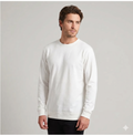 LOWN Cotton Premium White Sweatshirt