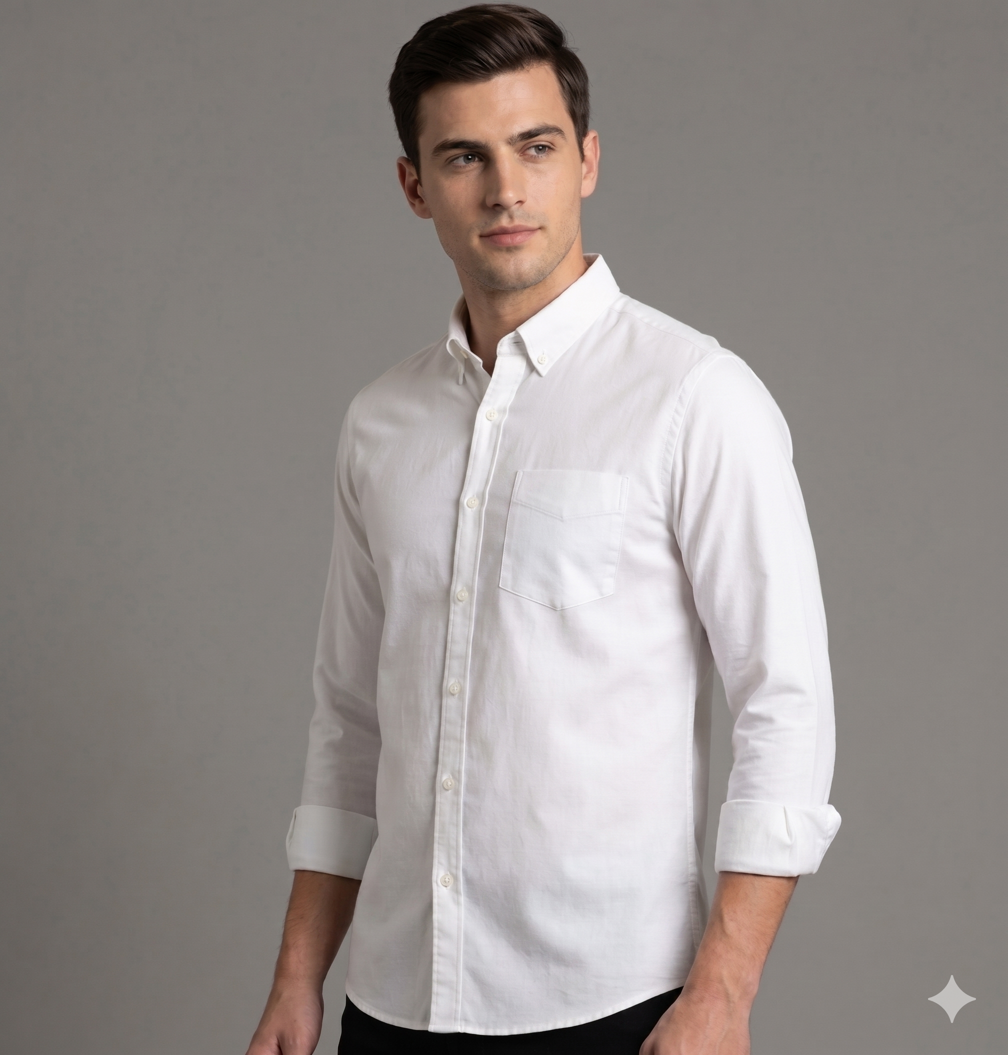 Men White  Shirt