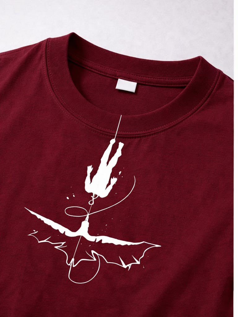 LOWN Alpha Wolf Graphic T-Shirt – 180 GSM 100% Cotton | Regular Fit